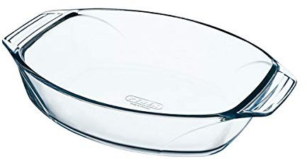 Pyrex - Irresistible - Plat à Four Ovale en Verre 35x24 cm