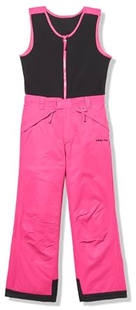 Arctix Kids Limitless Fleece Top Bib Overalls, Fuchsia, Large