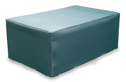 Kronenburg Abdeckung für Gartenmöbel Winterfest - rechteckig 242 x 162 x 100 cm in Grün - Schutzhülle wasserdicht für Möbelsets, Sitzgruppen, Sitzgarnituren, Tisch & Stühle