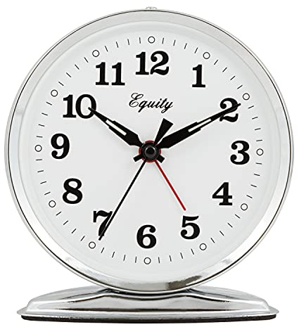 Equity 24014 Wind-Up Loud Bell Metal Alarm Clock Pack of 1
