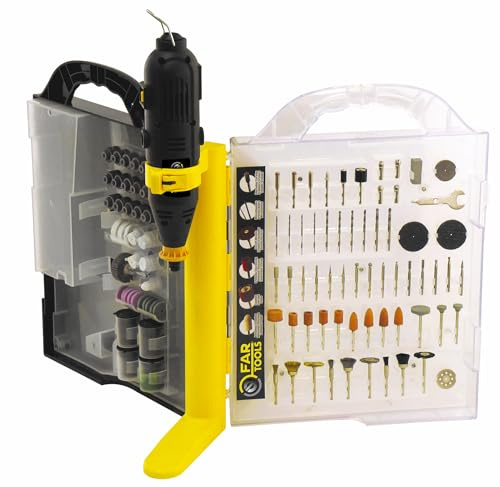 Fartools DC 130 Mini Meuleuse 130 W Vitesse de rotation 8000-33000 tr/min