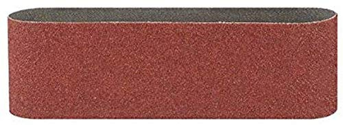 BOSCH 3-teiliges Schleifband-Set für Bandschleifer, rote Qualität, 2609256224