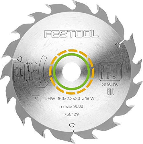 Festool Kreissägeblatt HW 160x2,2x20 W18 WOOD STANDARD