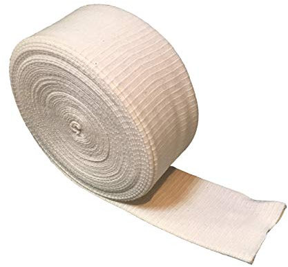 Qualicare 1M LENGTH SIZE B (12.5CM) PREMIUM SMALL HAND/ARMS REUSABLE WASHABLE TUBULAR ELASTICATED SUPPORT SPRAIN BANDAGE