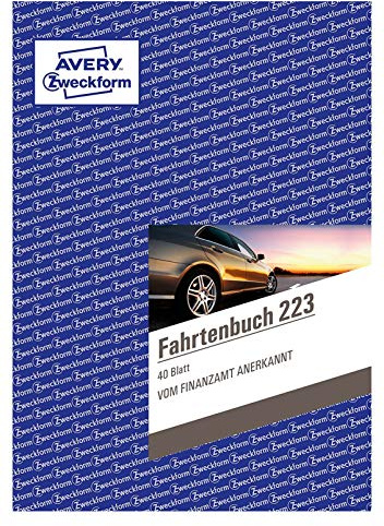 Avery Zweckform Formularbuch ´Fahrtenbuch´, A5, 40 Blatt