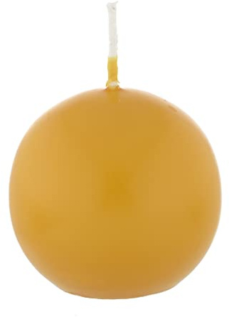 Kugelkerzen Honig 7 cm, 12 Stück