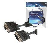 MediaRange MRCS112 Cable VGA 15 m VGA (D-Sub) Negro - Cables VGA (15 m, VGA (D-Sub), VGA (D-Sub), Negro, Male Connector/Male Connector)