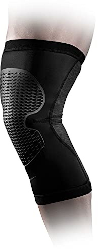 Nike Pro Hyperstrong Knee Sleeve 2.0 - Rodillera (Talla única), Color Negro, Plateado y Blanco