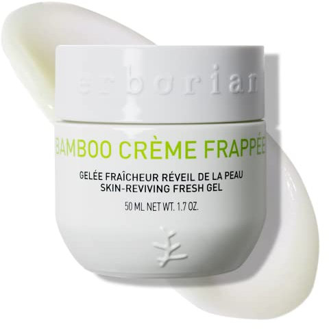 Erborian - Bamboo Crème Frappée - Soin de Jour Tonifiant et Hydratant pour le Visage - Gelée Fraîcheur Réveil de la Peau - Teint Frais Aspect plus Doux et Lisse - Cosmétique Coréen - 50 ml