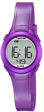 Calypso Orologio Digitale Bambina in Gomma Lilla