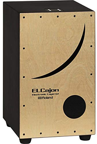 Roland ELCajon Electronic Layered Cajon, Natural (EC-10)