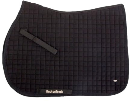 Details zu Back on Track Schabracke Springen/VS Welltex® No I schwarz mit Keramikfasern (CoB)