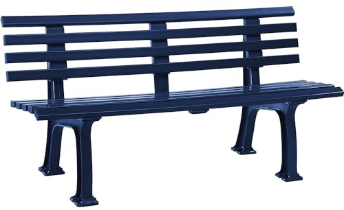 Blome Gartenbank Sylt blau 3-Sitzer