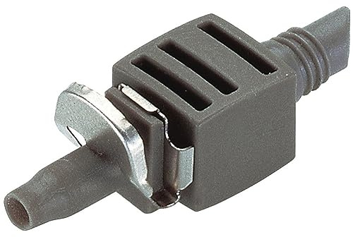 Gardena Micro-Drip-System Verbinder 4,6 mm (3/16 Zoll): Der Kunststoff-Rohrverbinder zur Verlängerung des Micro-Drip-System Verteilerrohrs (8337-20)