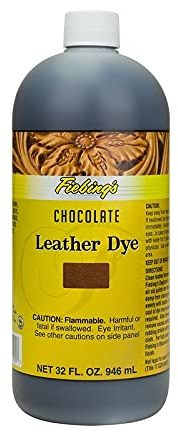Fiebings Lederfarbe 118 ml, schokoladenbraun, 32 Ounces