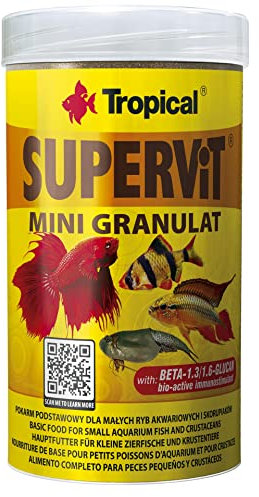 TROPICAL Supervit Mini Granulat Nourriture pour Aquariophilie 250 ml