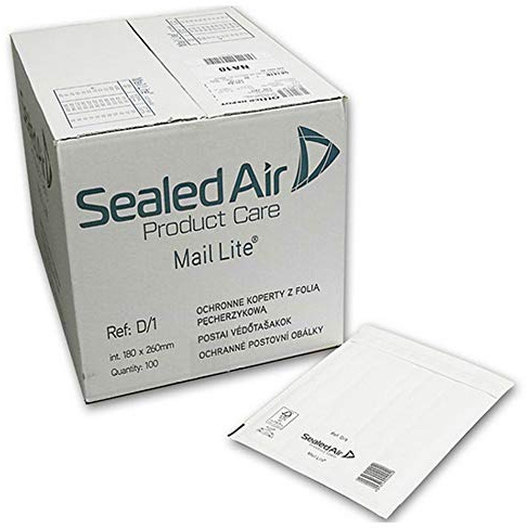 Mail Lite Padded Envelope 180 x 260mm 100 Pack D1