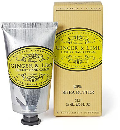 Naturally European Luxury Hand Cream Soothing and Caring - Ginger & Lime 1 x 75ml