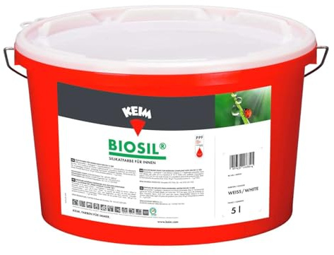 Keim Biosil Silikatfarbe für innen (weiß, 5 Liters)