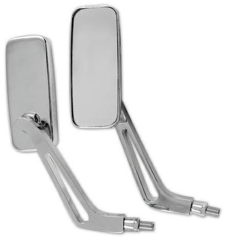 Bobber Custom Universal Espejos Moto Retrovisores Motocicleta Cromo