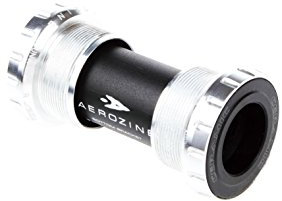 Aerozine BB-08-XC MTB Tretlager BB Englisches Gewinde BSA 68 73 mm Keramiklager 90 g (Silber)