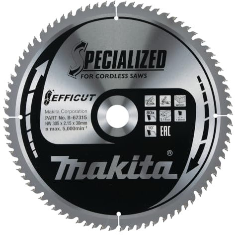 Makita Specialized Saegeblatt, 305 x 30 mm, 80Z, B-33342