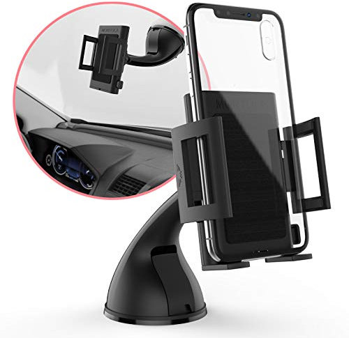 MONTOLA® Capto X1 Profi KFZ PKW Universal Halterung Navigation Smartphone Stabil Halter Saugnapf Fenster Auto NAVI Handy