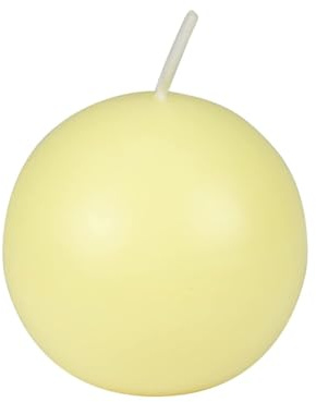 Zest Candle 12-Piece Ball Candles, 2-Inch, Pale Ivory