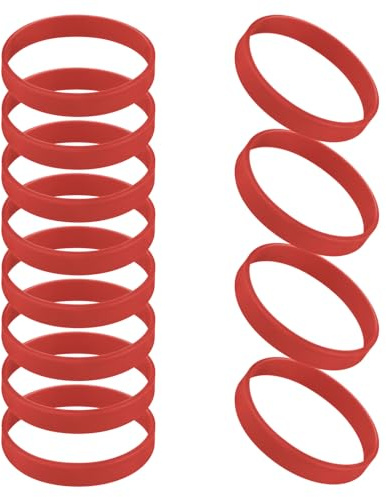 GOGO 12 Pezzi di Braccialetti di Gomma per Bambino Braccialetti in Silicone