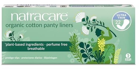 Panty Liners, Cotton, 22 ct, 3 Pack