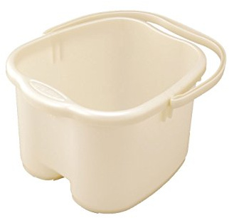 Japanese Foot Spa Bucket Foot Detox Massage Tub, White
