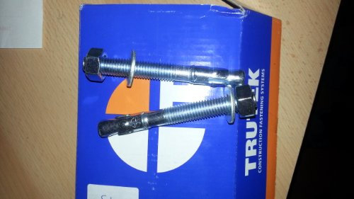 Durch Bolt Rawl Sleeve Beton Bolzenanker M12 12mm x 100mm ( 2 Stück)