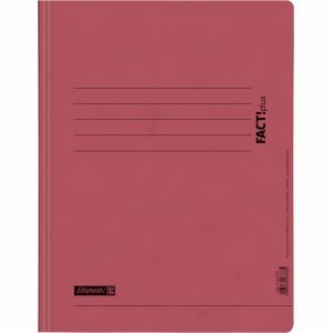 Brunnen 25 x Spiralhefter Fact!Plus rot