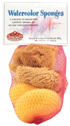 Royal Brush Aquarellschwämme, 6 Stück