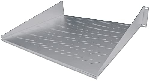 Intellinet 19 Fachboden zur Frontmontage 2 HE ( Montage an den beiden vorderen Profilschienen ) 250 mm Tiefe grau 712217