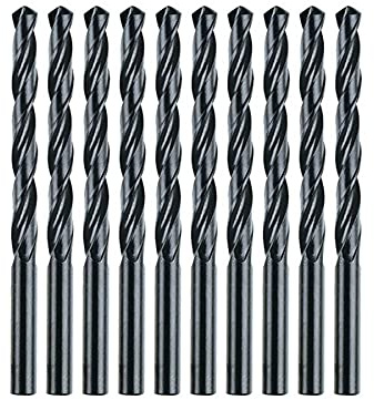 Dapetz® Juego de 10 Hss-R Brocas Metal 338RN Heller 6.5mm Profesional Twist