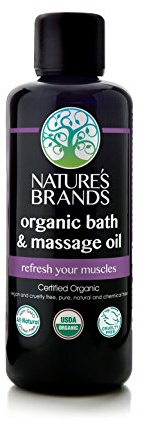 Herbal Choice Mari Organic Bath & Massage Oil, Refresh Your Muscles; 3.4floz