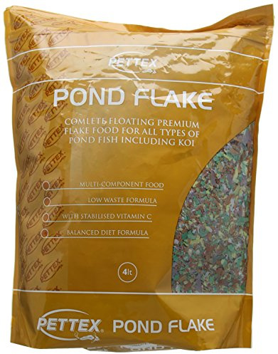 Pettex komplett dammflingor fiskmat, 4 liter