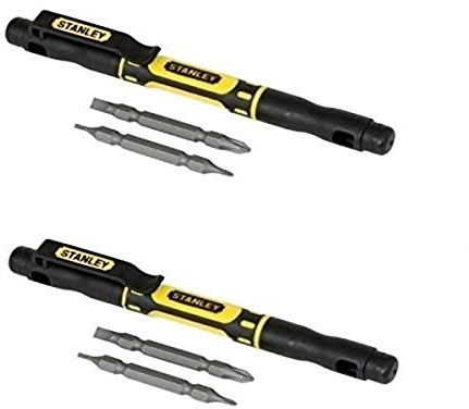 Bostitch Office Stanley 4-In-1 Pocket Screwdriver Pack of 2 (66-344-2)