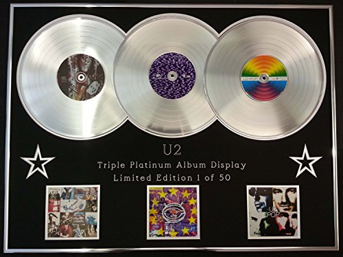 U2/Dreifach-Platin-Album/Achtung Baby + Zoopora + Pop/Coa
