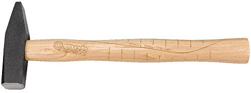 Peddinghaus Schlosserhammer 200 g mit Eschenstiel - Qualitätsstahl, geschmiedet, gehärtet, DIN 1041