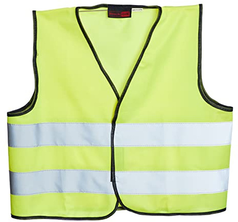 Blackrock Kids High Vis Vest 4-6 Years, Yellow Reflective Vest Hi Vis Visibility Unisex Childrens Safety Jacket, Lightweight and Comfortable, Fully EN1150 Certified For Kids, Boys, Girls