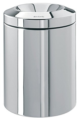 Brabantia 378928 Corbeille Pare-Flamme 7 L Brilliant Inox
