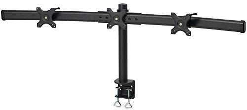 SpeaKa Professional Monitor-Tischhalterung SP-1664324 3 Display(s) 33,0 cm (13) - 61 cm (24) Schwarz Höhenverstellbar