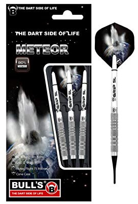 Bulls S Meteor MT2 Soft, fléchettes, Argent, 16 G