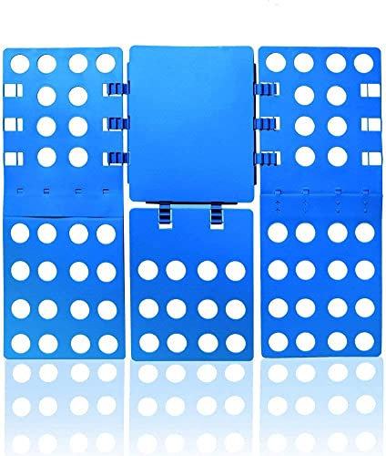 SHATCHI Magic Fast Speed Faltbrett für Erwachsene, Kleidung und Hemden, Blau