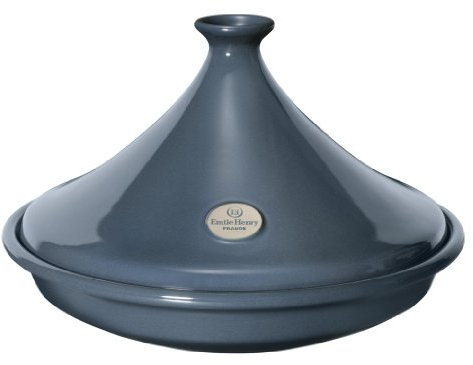 Emile Henry EH975532 Tajine per 6 Persone, Blu Pavone