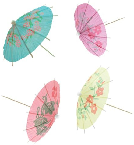 amscan 40117 Cocktail Umbrella Picks-20 Pcs