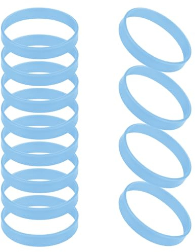 GOGO 12 Stück Silikonarmband Silikon Jelly Armbänder für Kinder, Gummi Armreifen für Partyzubehör