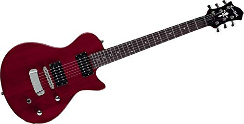 Hagstorm E-Gitarre Ultra Swede Esn - Wild Cherry Transparent
